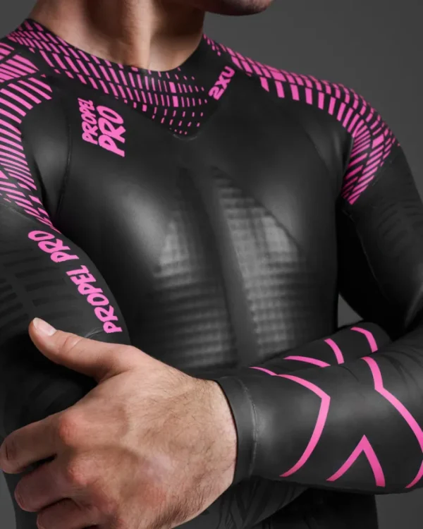 Hot 2XU Propel Pro Wetsuit Black/Punk Pink