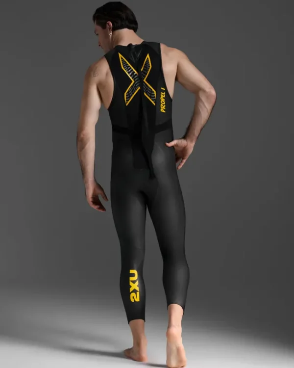 Sale 2XU Propel:1 Sleeveless Wetsuit Black/Ambition