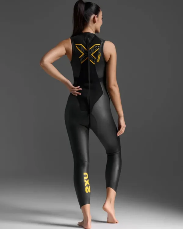 Discount 2XU Propel:1 Sleeveless Wetsuit Black/Ambition