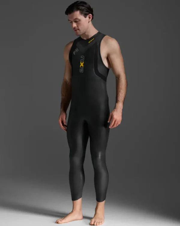 Sale 2XU Propel:1 Sleeveless Wetsuit Black/Ambition