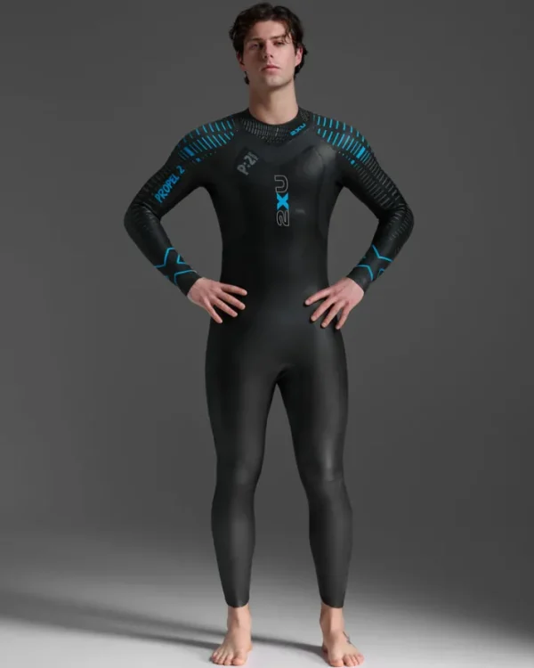 Discount 2XU Propel:2 Wetsuit Black/Aloha