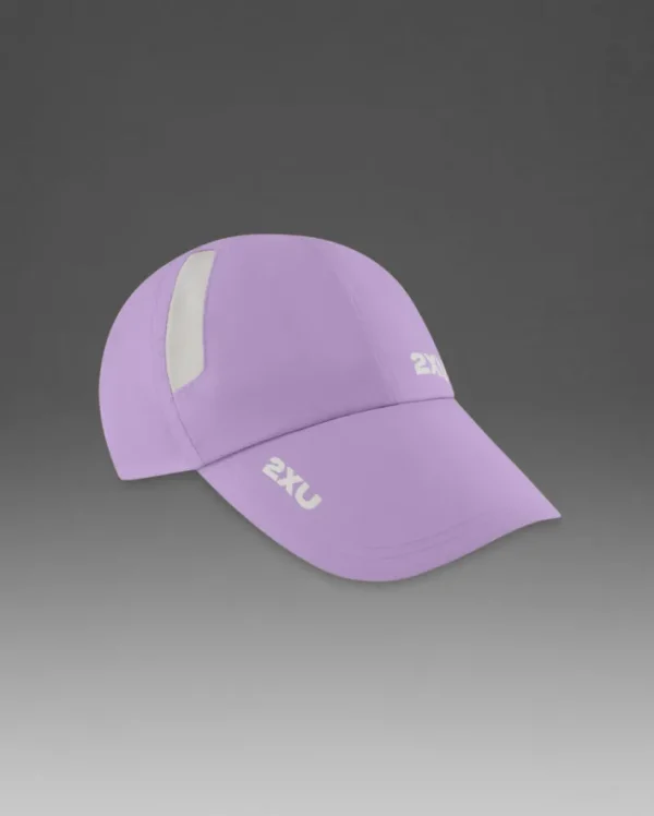 Hot 2XU Run Cap Grape Fizz/White