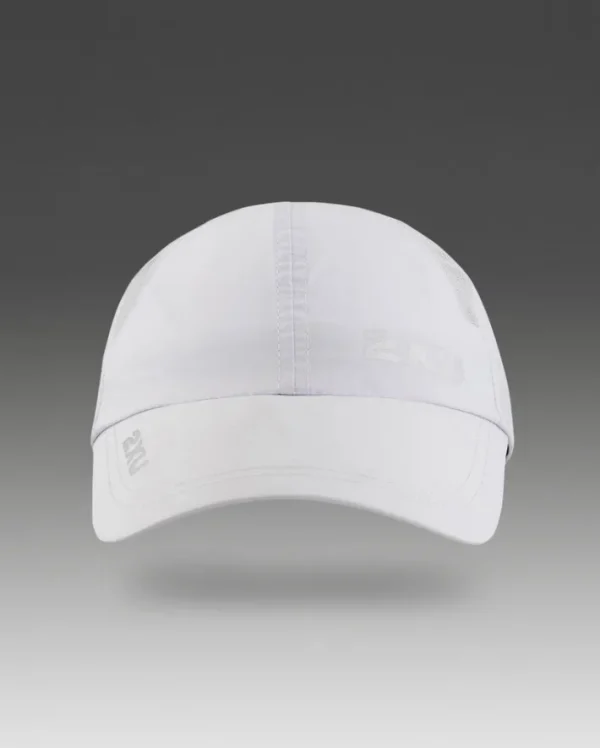 Sale 2XU Run Cap White/White