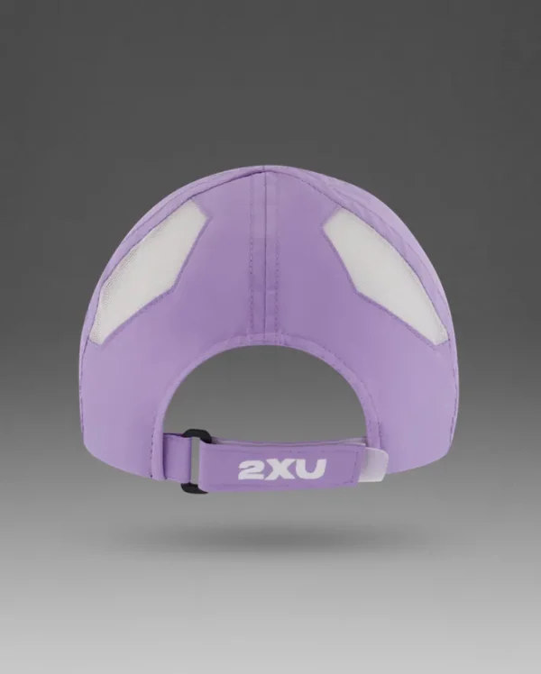 Hot 2XU Run Cap Grape Fizz/White