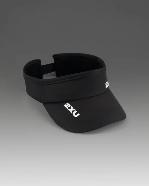 Online 2XU Run Visor Black/Black