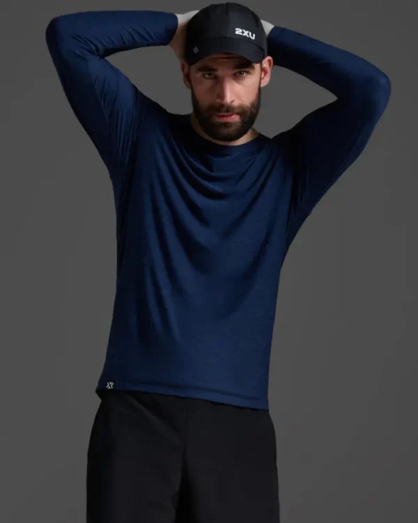 Fashion 2XU Signature Long Sleeve Tee Midnight/Midnight