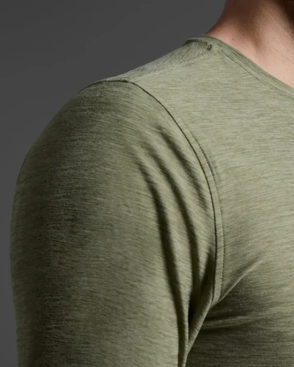 Sale 2XU Signature Long Sleeve Tee Hunter Green/Hunter Green