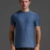 Sale 2XU Signature Tee Indigo/Indigo