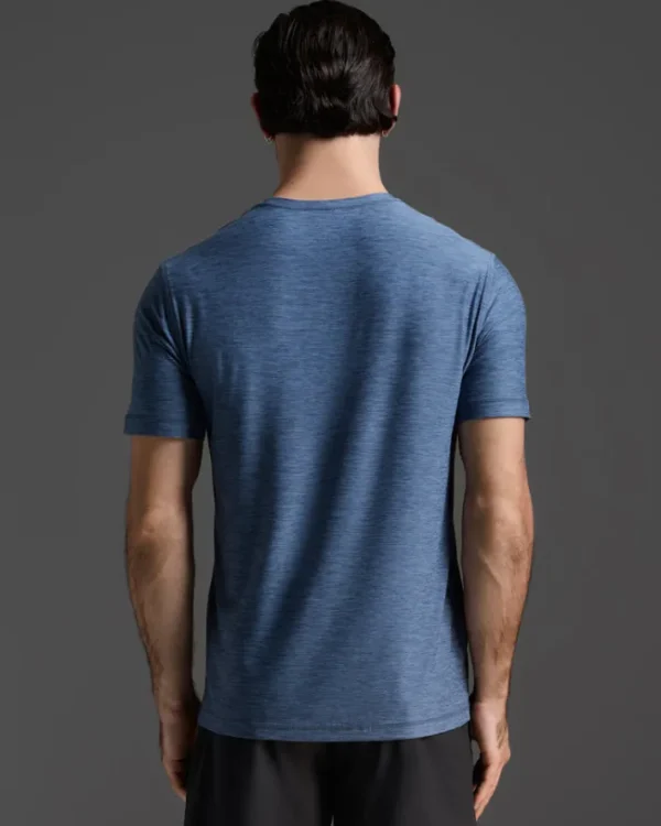 Sale 2XU Signature Tee Indigo/Indigo