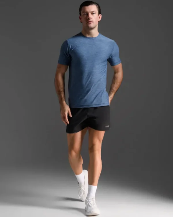 Sale 2XU Signature Tee Indigo/Indigo