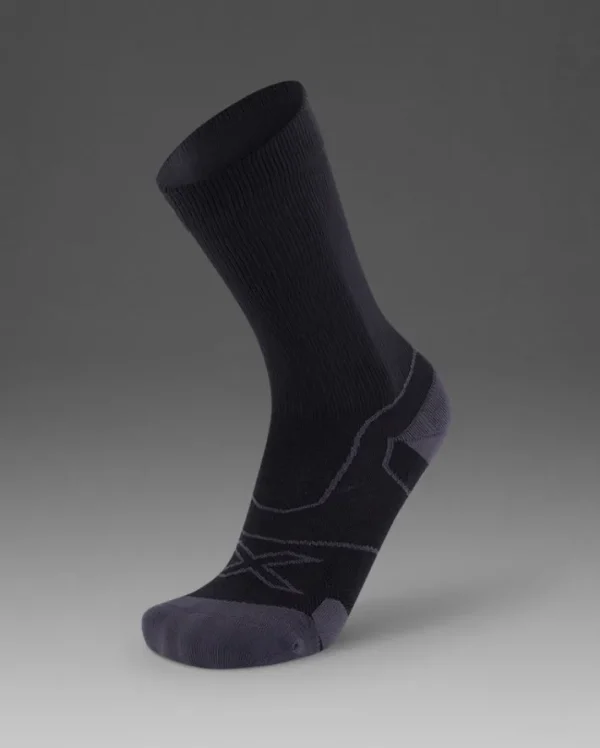 Online 2XU Vectr Cushion Crew Socks Black/Titanium