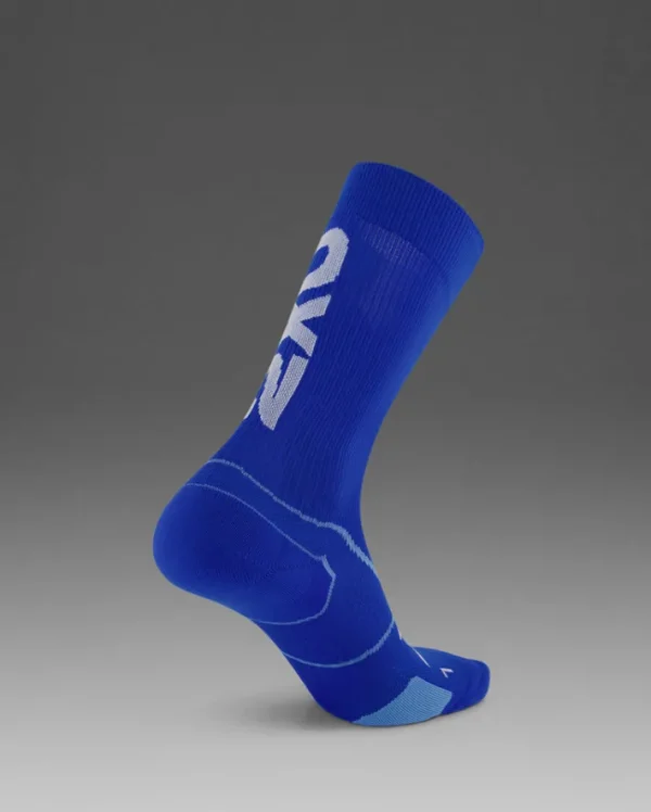 Online 2XU Vectr Cushion Crew Socks Surf/White