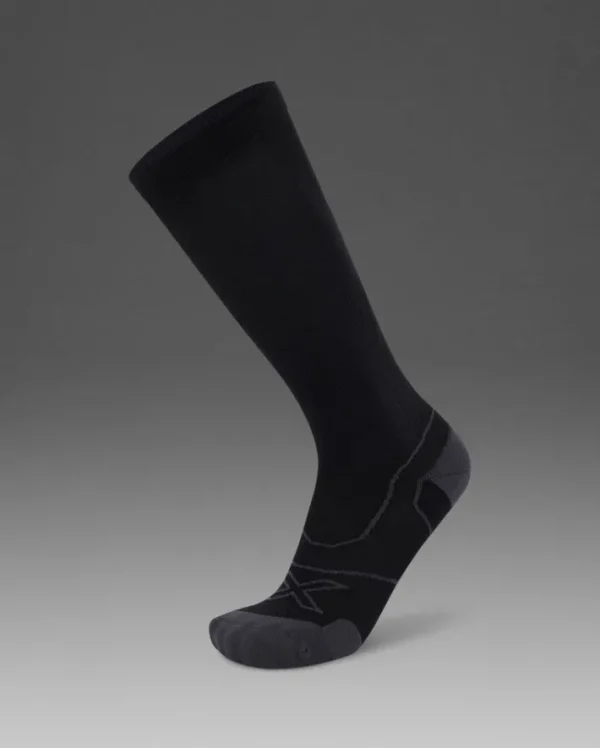 Outlet 2XU Vectr Cushion Full Length Compression Socks Black/Titanium