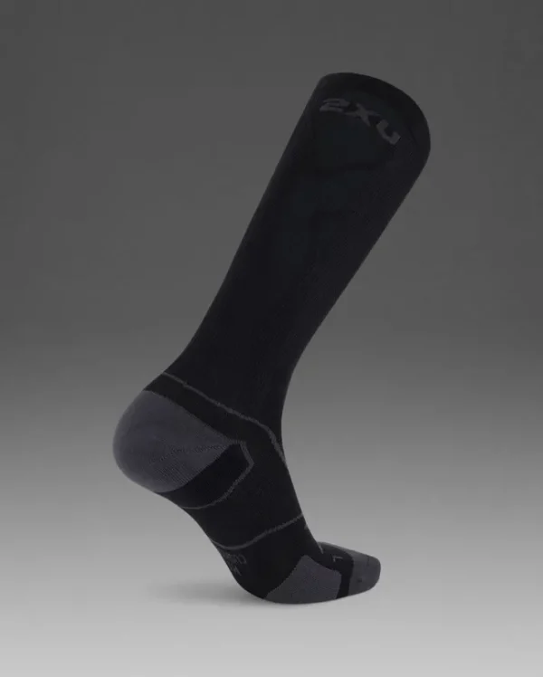 Outlet 2XU Vectr Cushion Full Length Compression Socks Black/Titanium