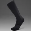 Online 2XU Vectr Light Cushion Full Length Compression Socks Titanium/Black