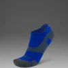 Best 2XU Vectr Light Cushion No Show Compression Socks Vibrant Blue/Grey