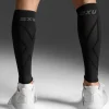 Best 2XU X Compression Calf Sleeves Titanium/Black