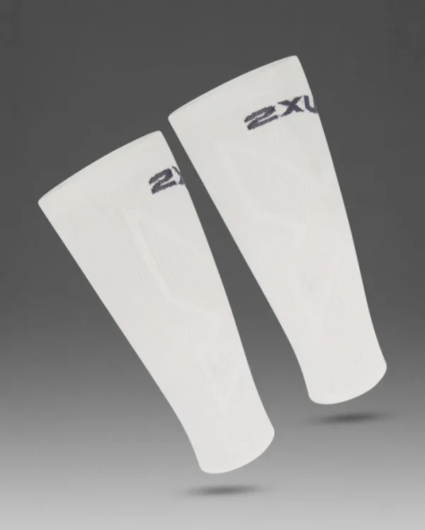 Best 2XU X Compression Calf Sleeves White/White