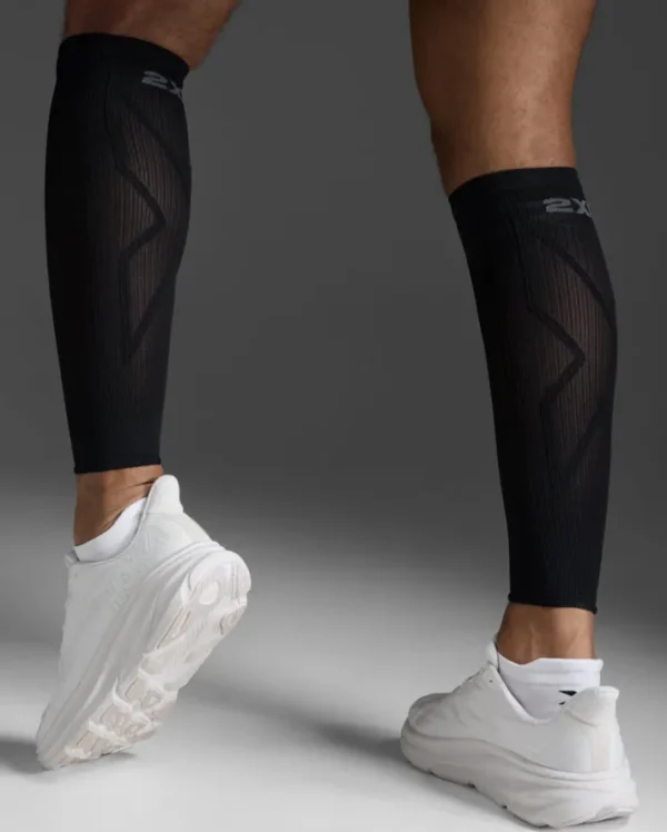 Discount 2XU X Compression Calf Sleeves Black/Black